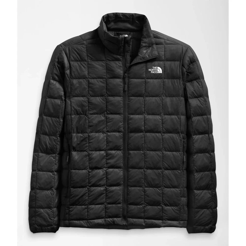 The North Face Thermoball Eco Jacket Men's Small Black Quilted Full Zip FROG601